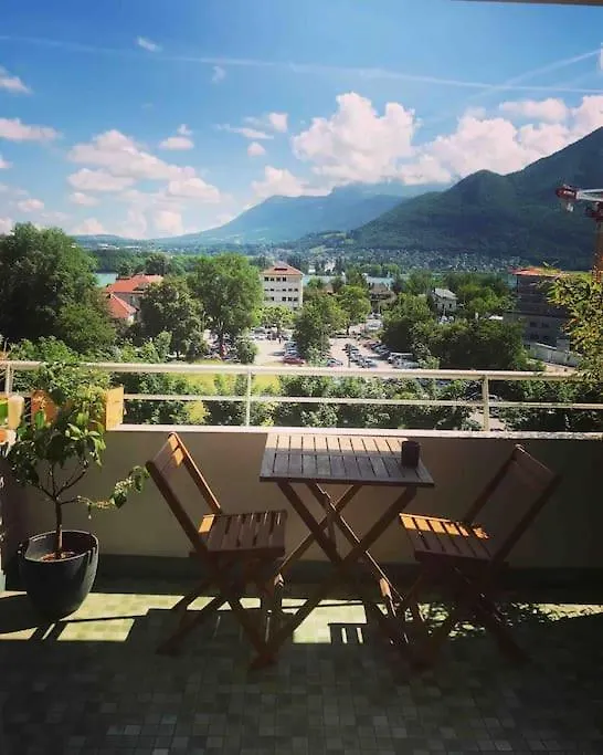 Apartment Le Panorama - Vue Lac Et Montagne Avec Parking Annecy France